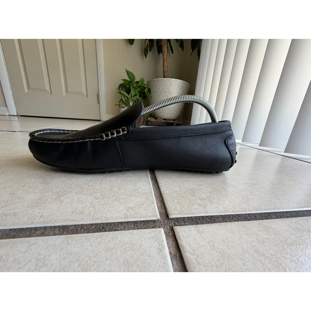 Polo Ralph Lauren Men’s Size 11 D Woodley Black Leather Driving Loafers Shoes